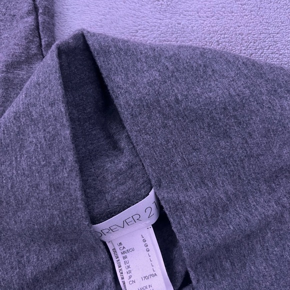 Forever 21 gray leggings - Picture 2 of 2